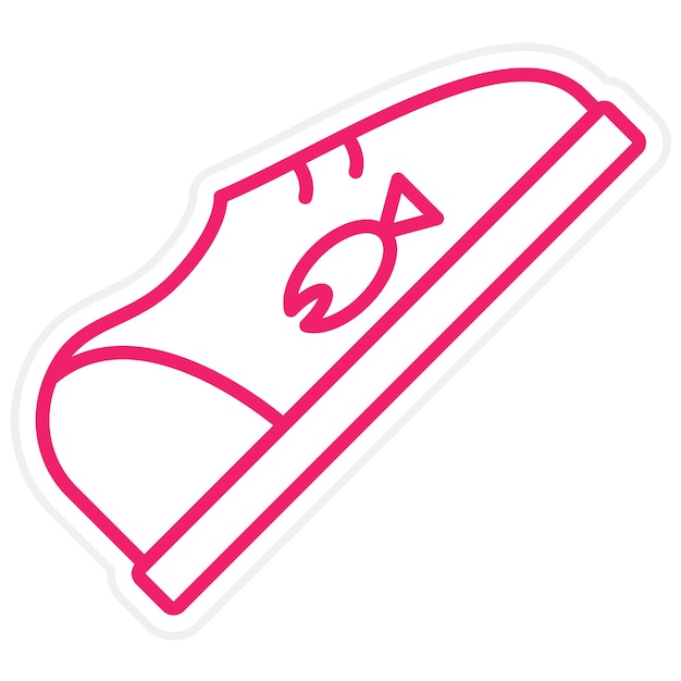 Diseño vectorial de zapatos para bebés Estilo de icono