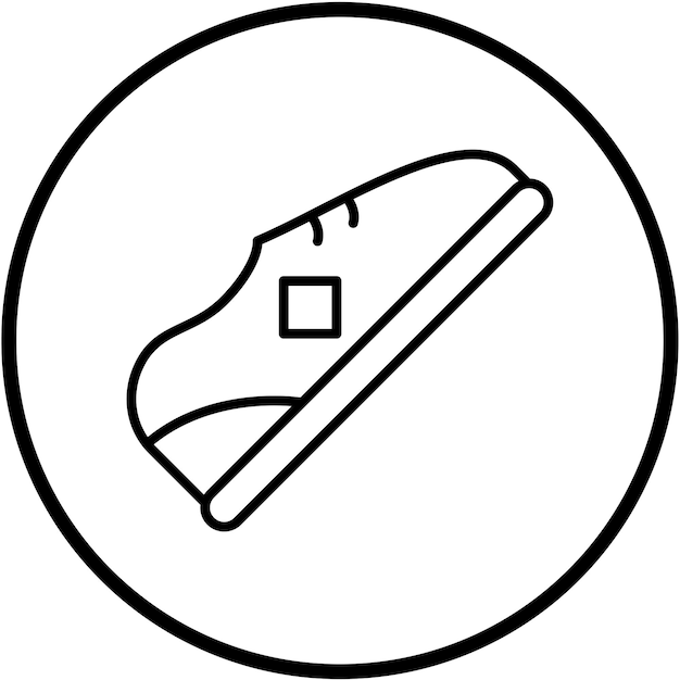 Diseño vectorial de zapatos para bebés Estilo de icono