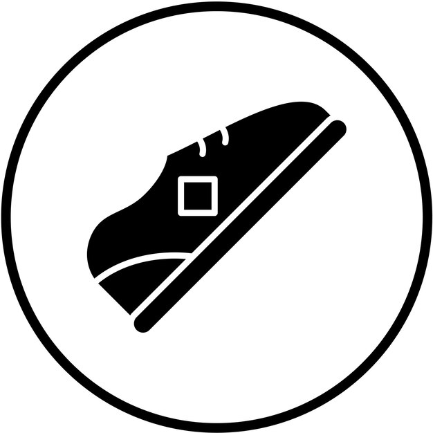 Diseño vectorial de zapatos para bebés Estilo de icono