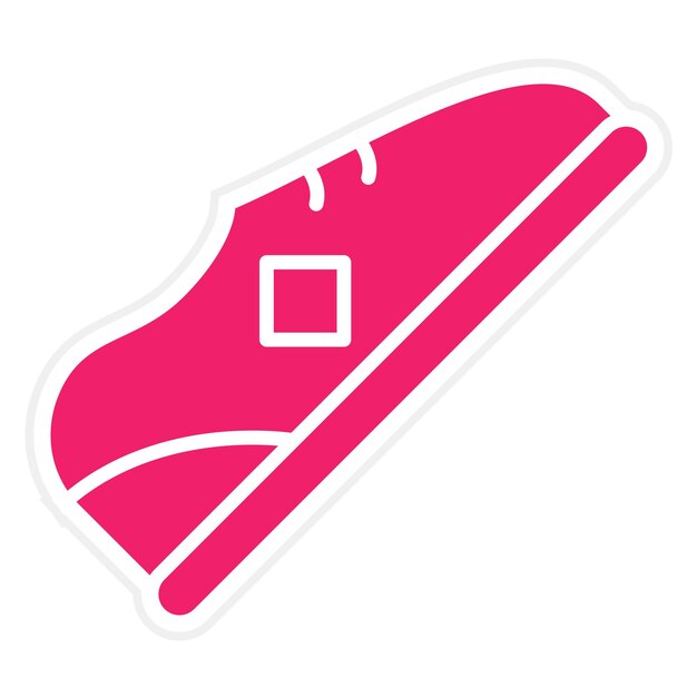 Diseño vectorial de zapatos para bebés Estilo de icono