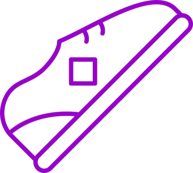 Diseño vectorial de zapatos para bebés Estilo de icono