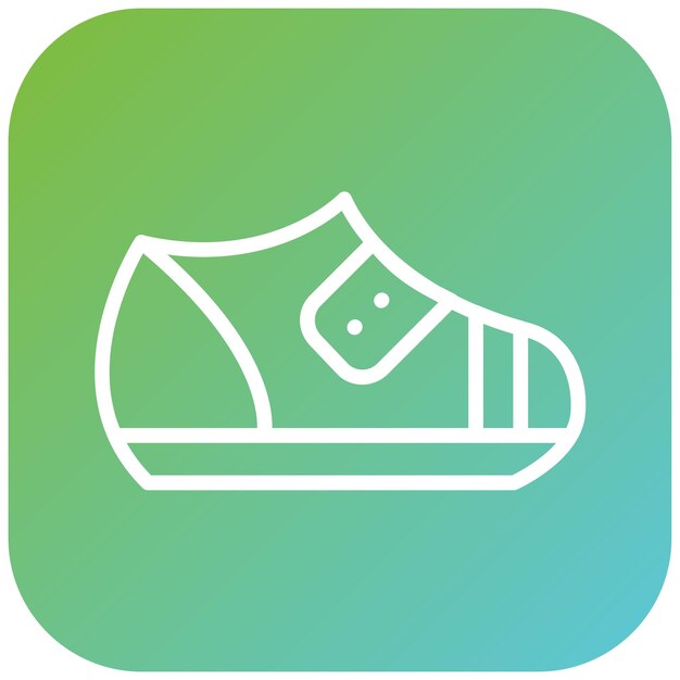 Diseño vectorial de zapatos para bebés Icon Style