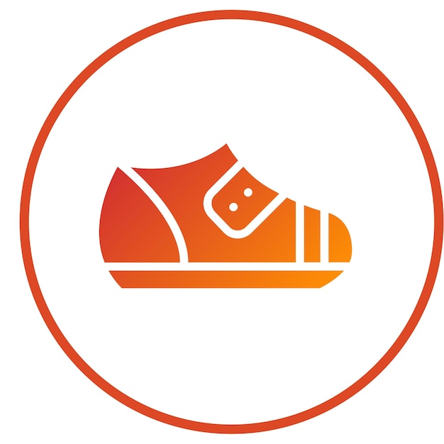 Diseño vectorial de zapatos para bebés Icon Style