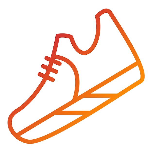 Diseño vectorial de zapatos Estilo de icono