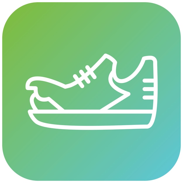 Diseño vectorial de zapatos Estilo de icono