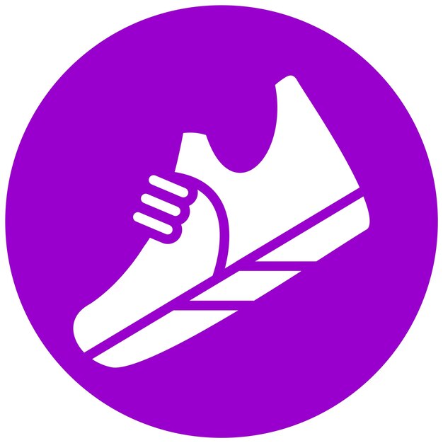 Diseño vectorial de zapatos Estilo de icono