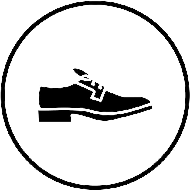 Diseño vectorial de zapatos Estilo de icono