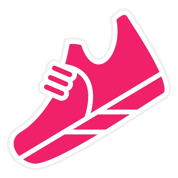 Diseño vectorial de zapatos Estilo de icono