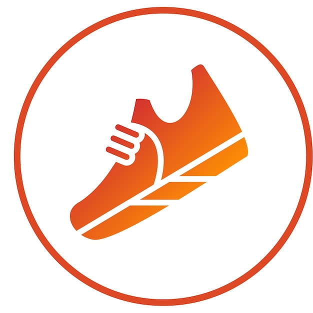 Diseño vectorial de zapatos Estilo de icono