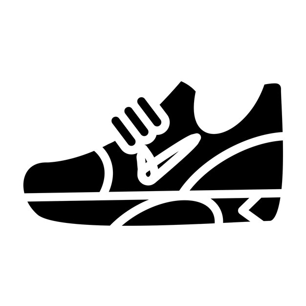 Diseño vectorial de zapatos de golf Estilo icónico