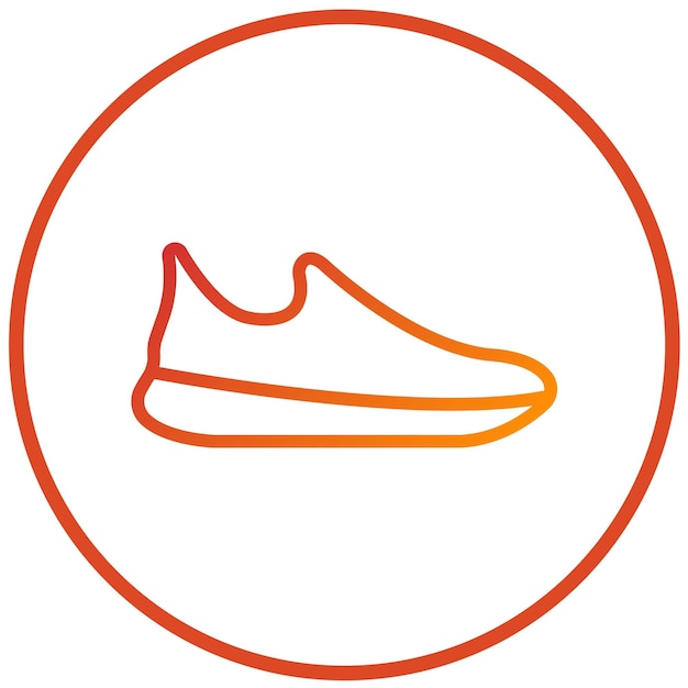 Diseño vectorial de zapatos para mujeres Icon Style