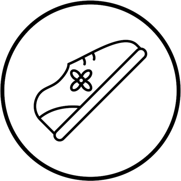Diseño vectorial de zapatos para niñas