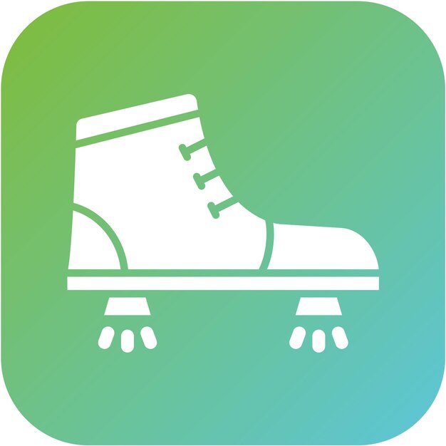 Diseño vectorial de zapatos voladores Estilo de icono