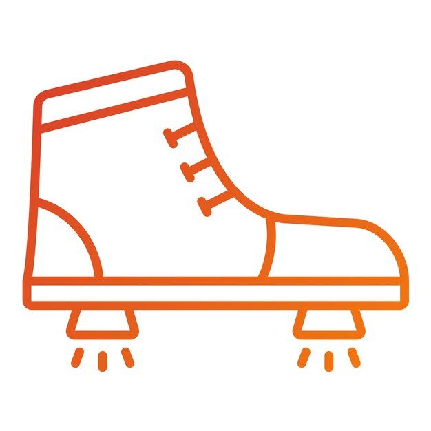Diseño vectorial de zapatos voladores Estilo de icono