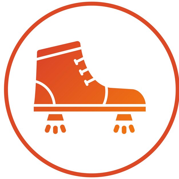 Diseño vectorial de zapatos voladores Estilo de icono