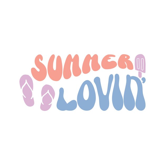 Diseño de verano Lovin de verano