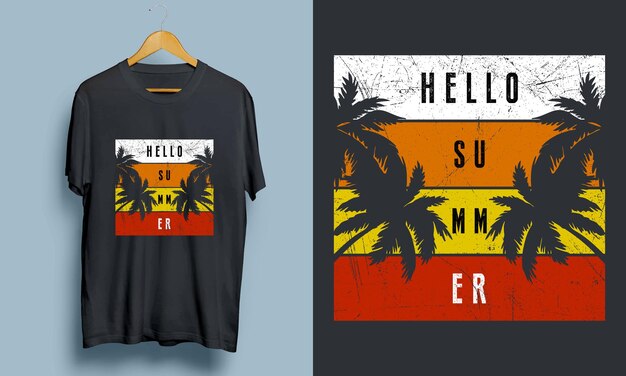 Diseño de verano de moda perfecto para carteles camisetas y temas de verano