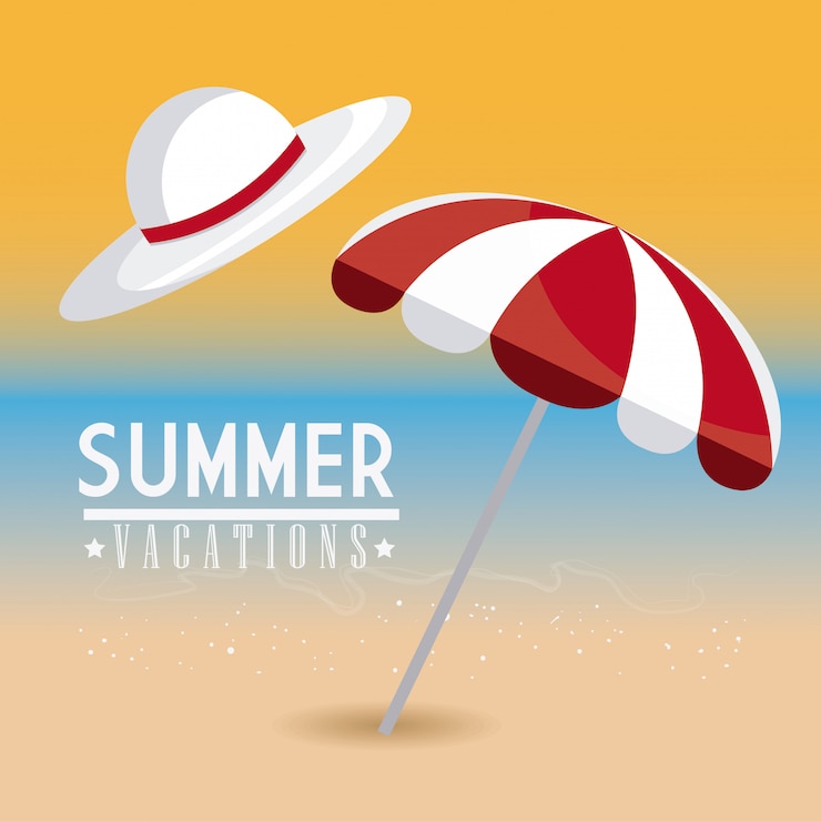 Vector diseño de verano.