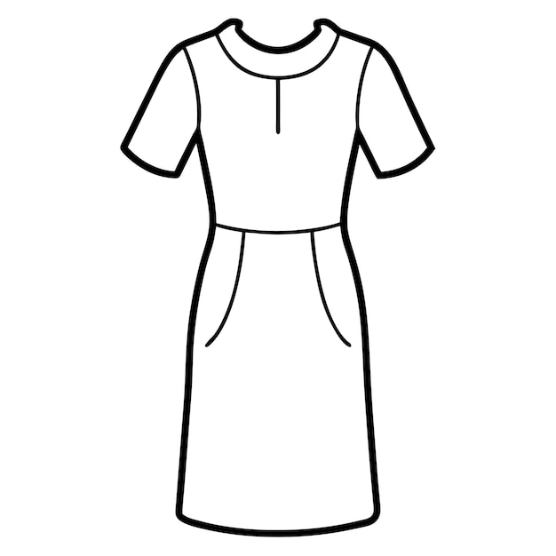 Diseño de vestidos quirúrgicos médicos vectoriales