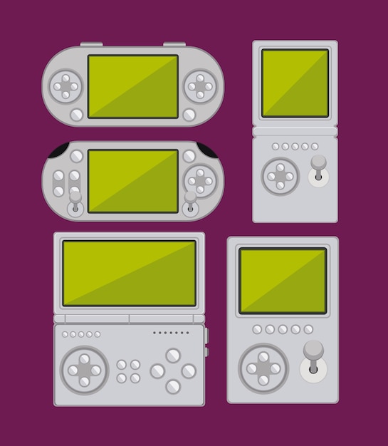 Vector diseño de videojuegos