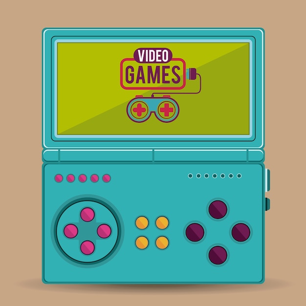 Vector diseño de videojuegos