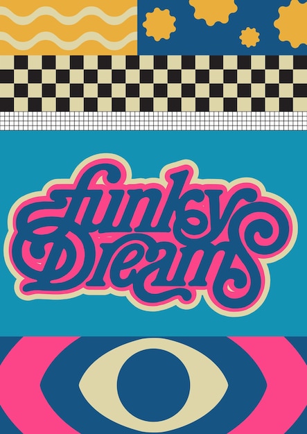 diseño vintage de cartel retro