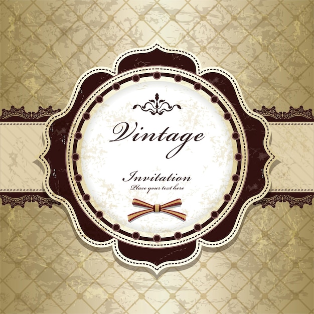 Diseño vintage de fondo vectorial