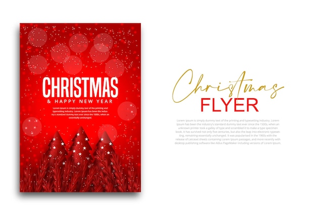 diseño de volante rojo Navidad