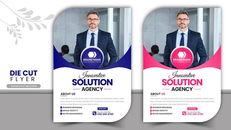 Diseño de volante de tallado para negocios
