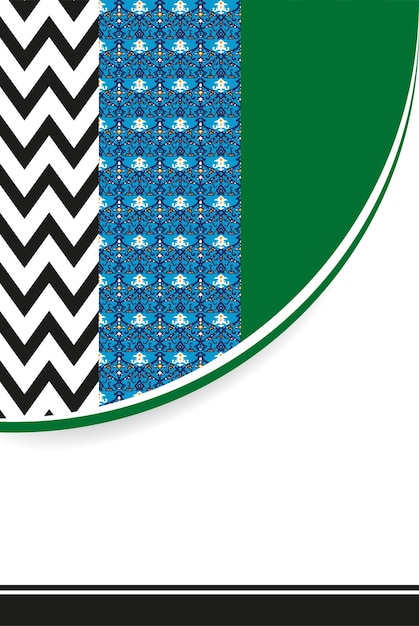 Diseño de volantes islámicos y diseño de volantes de banderas
