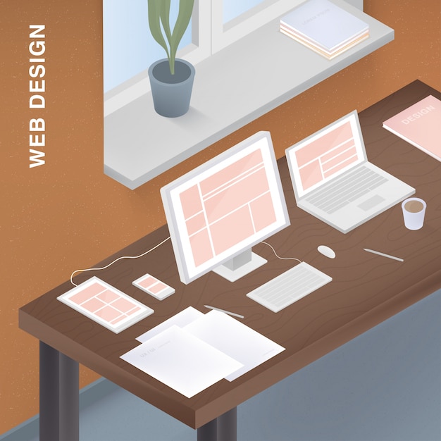 Diseño web adaptativo para diferentes dispositivos.