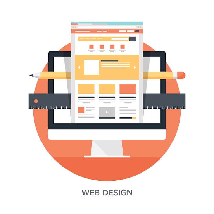Vector diseño web y desarrollo
