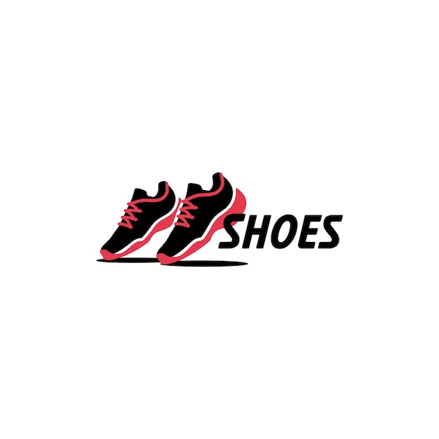 un diseño de zapato rojo y negro