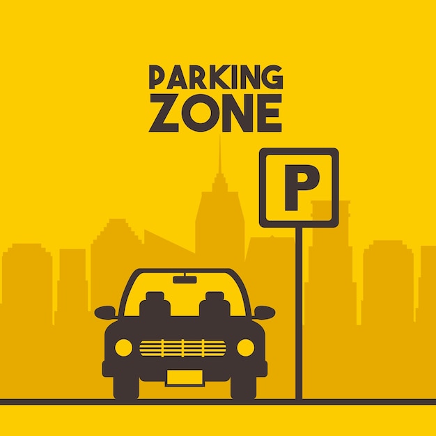 diseño de la zona de estacionamiento