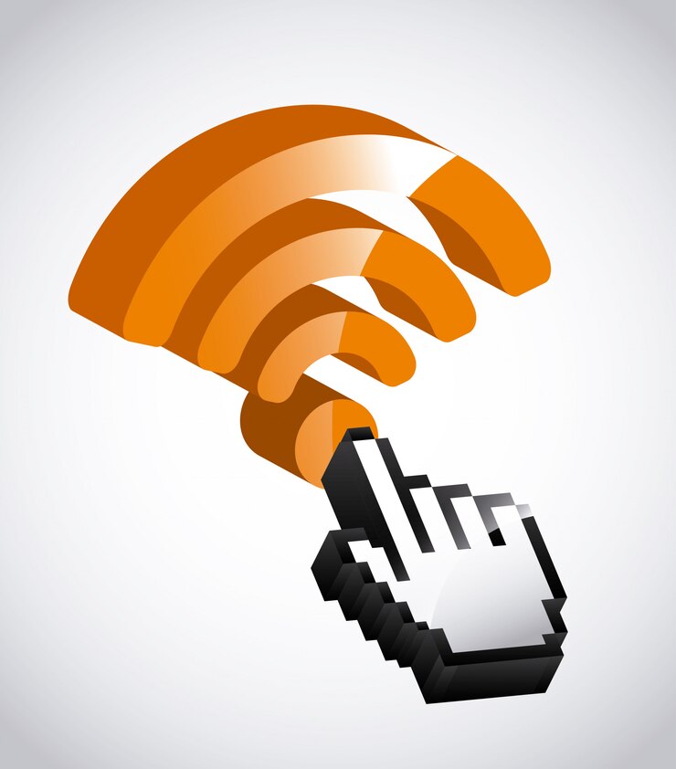 Vector diseño de zona wifi