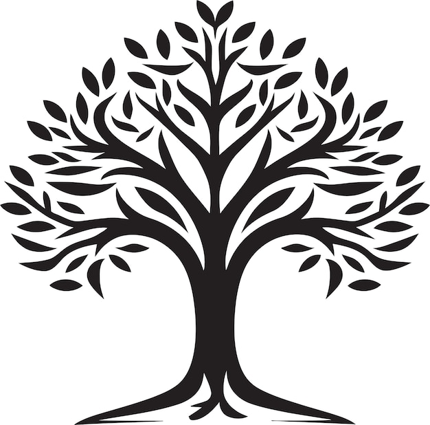 Diseños de árboles vectoriales de Ethereal Woods