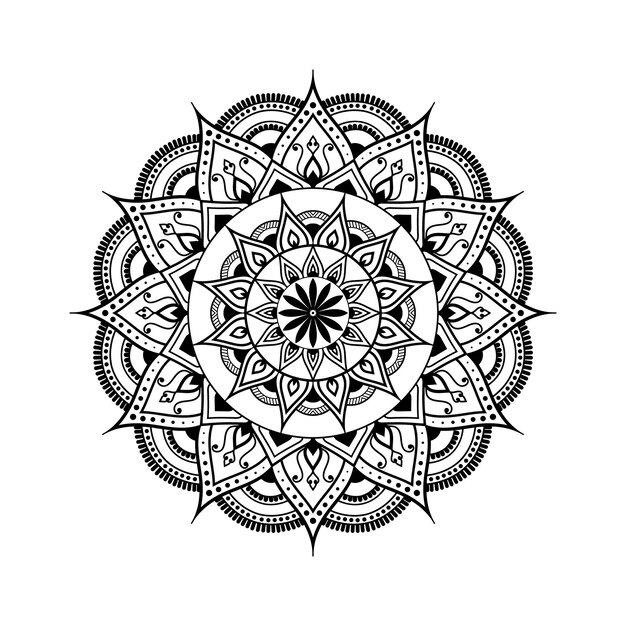diseños de arte mandala para libro de colorantes