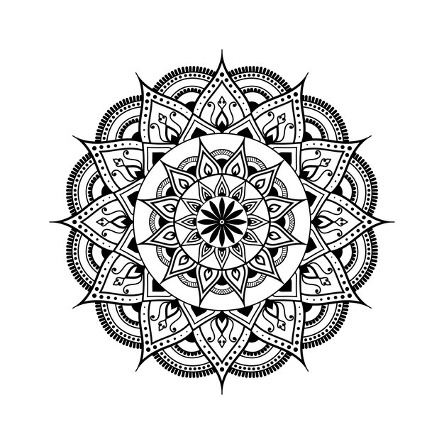 Diseños de arte mandala para libro de colorantes