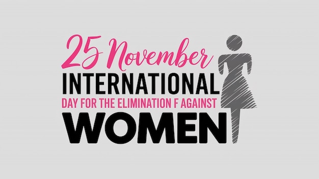 Diseños audaces para el Día Internacional contra la Violencia contra las Mujeres EPS y JPEG
