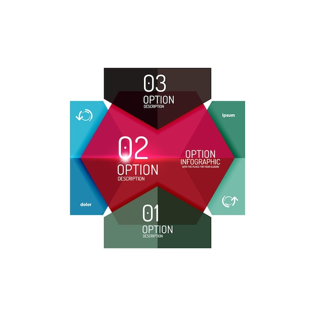Diseños de banner de infografía
