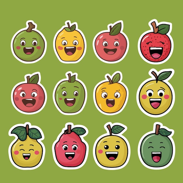 Diseños básicos de pegatinas RGB de un animal lindo