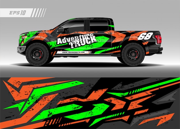 Diseños de calcomanías para envolver automóviles