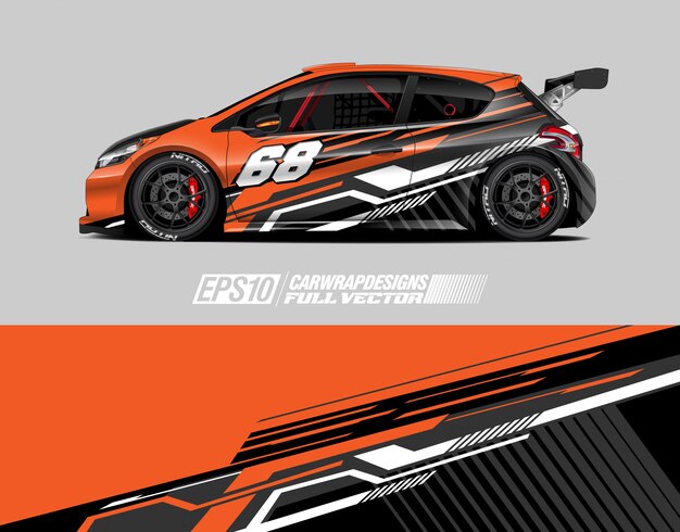 Diseños de calcomanías para envolver automóviles