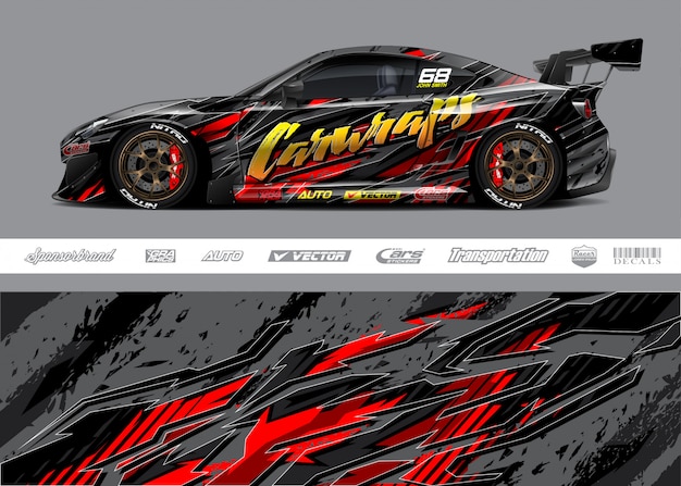 Diseños de calcomanías para rotulación de automóviles
