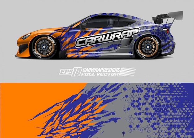 Diseños de calcomanías para rotulación de automóviles