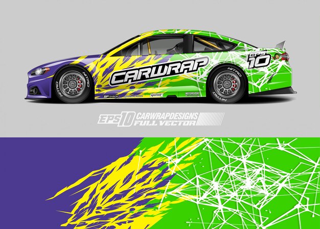 Diseños de calcomanías para rotulación de automóviles