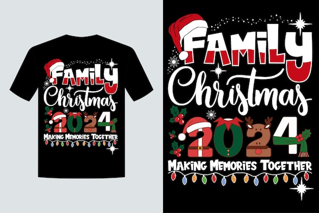 Diseños de camisas de Navidad para la familia