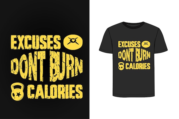 Diseños de camiseta de gimnasio
