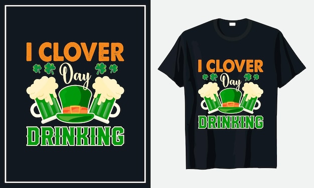 Diseños de camisetas del día de san patricio Vector Premium