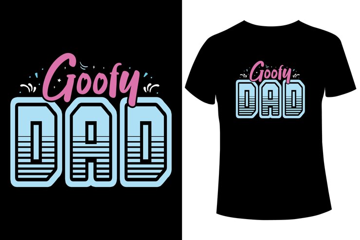 Diseños de camisetas Goofy dad, colección de camisetas gráficas con eslogan del día del padre
